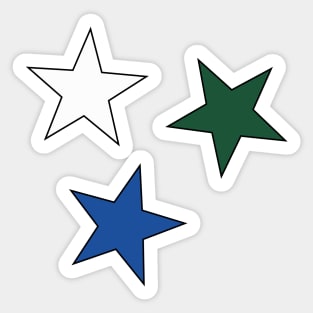 GCSU Star (3-Pack) Sticker Sticker